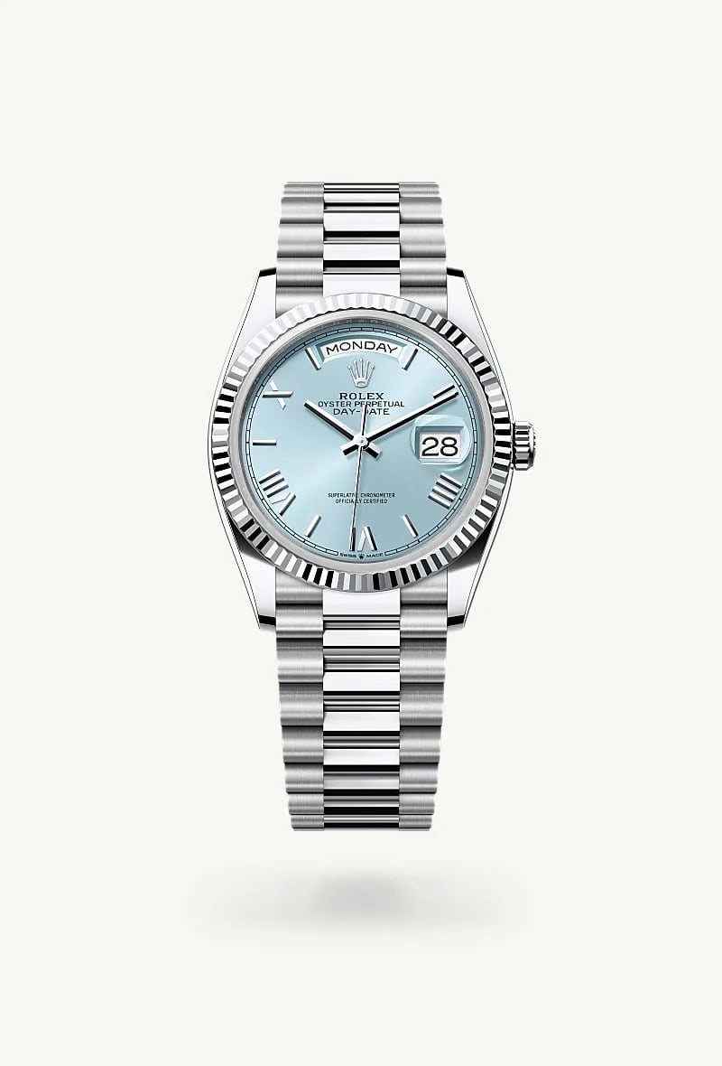Rolex Day-Date 36 Platinum, M128236-0018 | Bijoux Jamaica