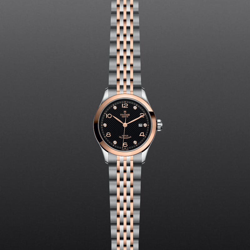 1926 28mm steel and Rose Gold