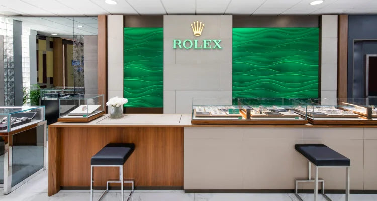 Rolex showroom at BIJOUX in Jamaica