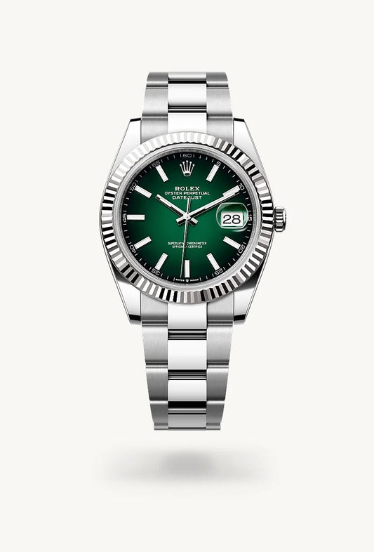 rolex Datejust in White Rolesor - combination of Oystersteel and white gold, M126334-0033 - Bijoux Jamaica