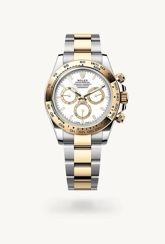 rolex Cosmograph Daytona in Yellow Rolesor - combination of Oystersteel and yellow gold, M126503-0001 - Bijoux Jamaica