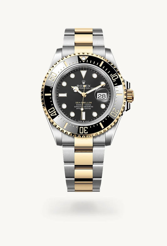 rolex Sea-Dweller in Yellow Rolesor - combination of Oystersteel and yellow gold, M126603-0001 - Bijoux Jamaica