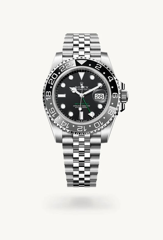 rolex GMT-Master II in Oystersteel, M126710GRNR-0003 - Bijoux Jamaica
