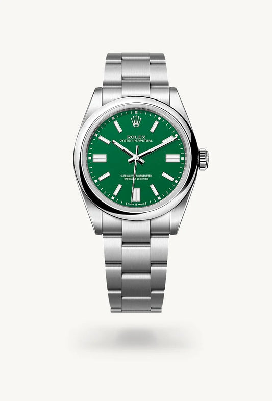 rolex Oyster Perpetual in Oystersteel, M134300-0004 - Bijoux Jamaica