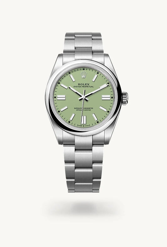 rolex Oyster Perpetual in Oystersteel, M134300-0006 - Bijoux Jamaica