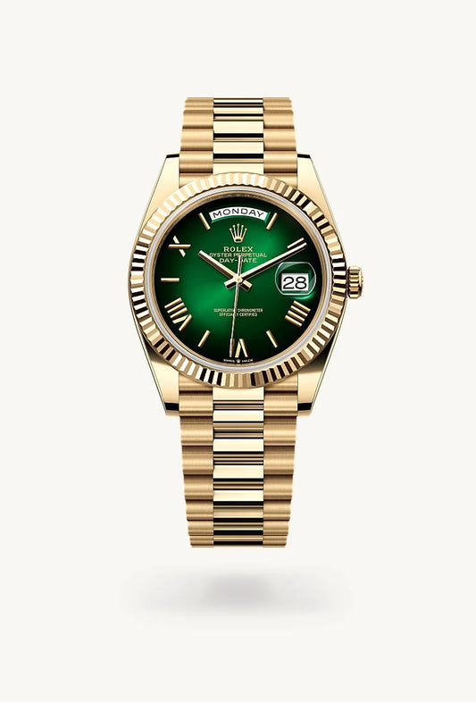 rolex Day-Date in 18 kt yellow gold, M228238-0069 - Bijoux Jamaica