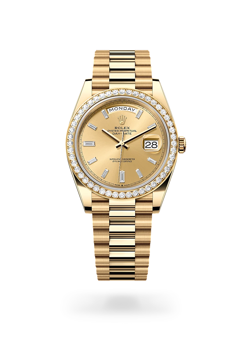 Rolex Day-Date 40 18 kt yellow gold, M228348RBR-0002