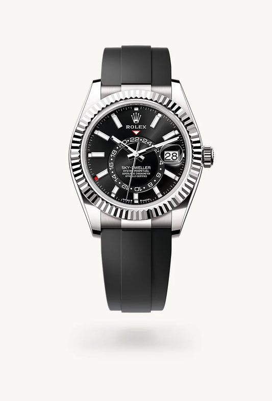 rolex Sky-Dweller in 18 kt white gold, M336239-0002 - Bijoux Jamaica